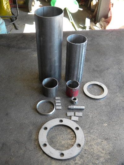 Structural steel fabrication piece forged by Anvil Iron Works in Nampa, Idaho